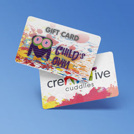 Child's own gift cards for family and friends