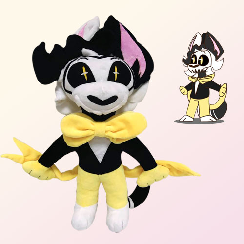 Custom-made anime stuffed animal from artwork