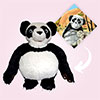stuffed animal panda from children book