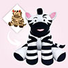 custom stuffed animal zebra