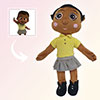 Illustration to a handmade plush doll