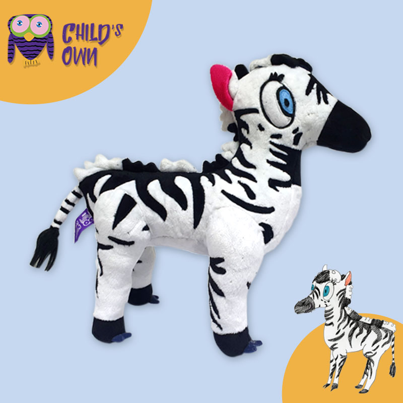 Stuffed animal zebra