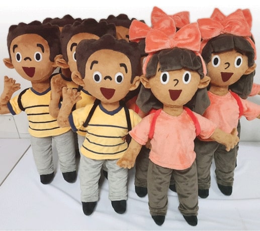 Mass production of custom plush