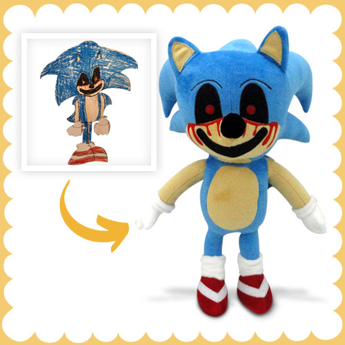 Unique plush toy reflecting child's playful creativity