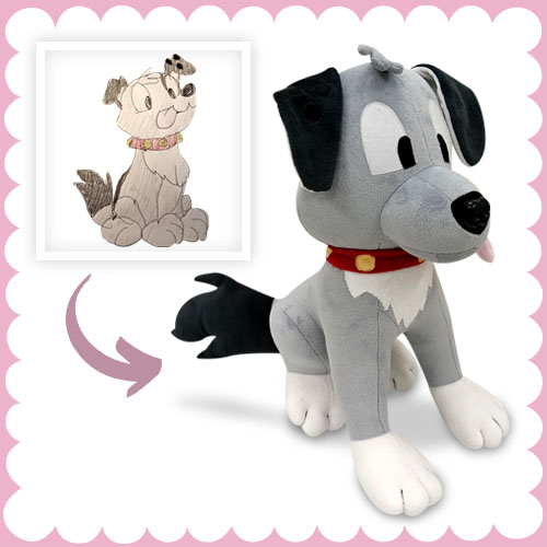 Toy crafted from kid's original and vibrant artwork