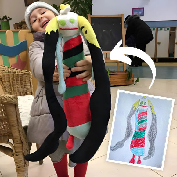 Thumbnail of handcrafted toy based on child's imaginative design