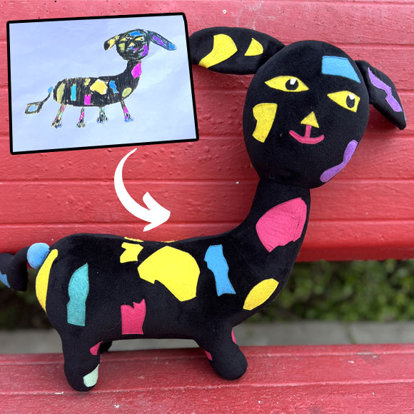 Thumbnail of Personalized plushie reflecting child's creative expression