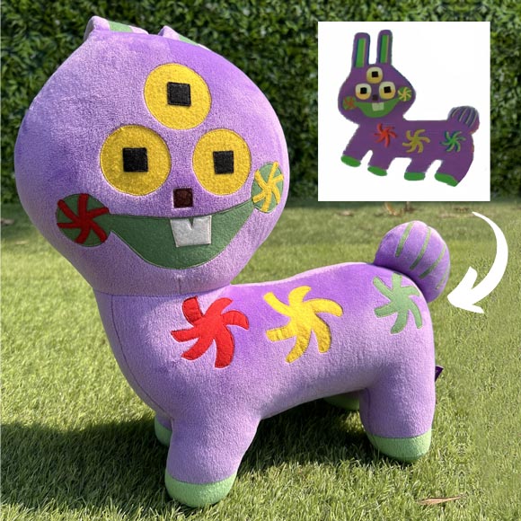 Thumbnail of Personalized stuffed animal reflecting child's creativity