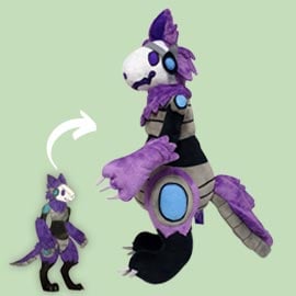 Custom plushie of mythical creature