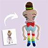 Handcrafted custom plushies from artwork