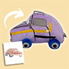 Custom stuffed car plush